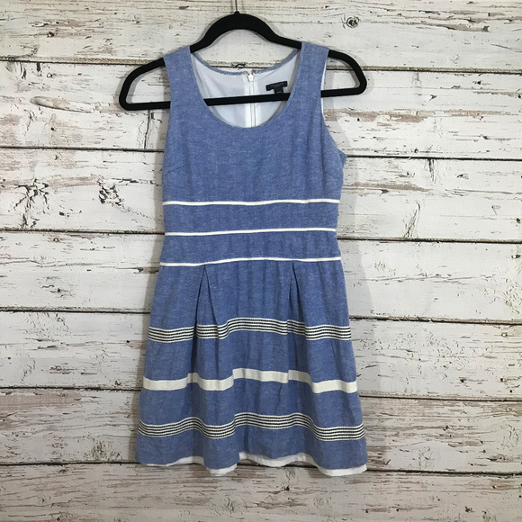 Ann Taylor Dresses & Skirts - Ann Taylor Blue white striped Dress